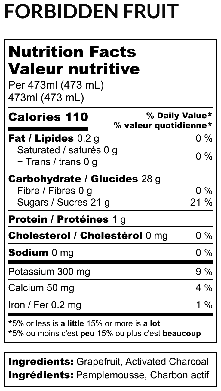 Forbidden Fruit Juice (16oz)